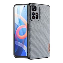   HUSĂ! - DUX DUCIS FINO Silicon Phone Husă (interior din plastic, rezistent la impact mediu, model grilă) GREY Xiaomi Redmi Note 11 5G, Xiaomi Redmi Note 11T 5G, Xiaomi Poco M4 Pro 5G