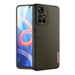   HUSĂ! - Protectie de telefon din silicon DUX DUCIS FINO (interior din plastic, rezistenta medie la impact, model grila) VERDE ÎNCHIS Xiaomi Redmi Note 11T 5G, Xiaomi Poco M4 Pro 5G