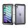 Carcasă SHELLBOX impermeabilă/impermeabilă, AQUA (până la 3 metri, IP68, rezistență puternică la impact, colț cu pernă de aer, suport pentru creion) NEGRU Apple IPAD mini 6 (2021)