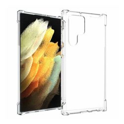   HUSĂ! - Protectie din silicon pentru telefon (rezistenta la impact mediu, colt cu perna de aer) TRANSPARENT Samsung Galaxy S22 Ultra 5G (SM-S908)