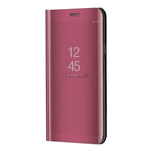 HUSĂ! - Husă în picioare (FLIP activ, deschidere laterală, funcție de suport pentru birou, suprafață oglindă, husă Mirror View) ROSE GOLD Samsung Galaxy S22 Ultra 5G (SM-S908)