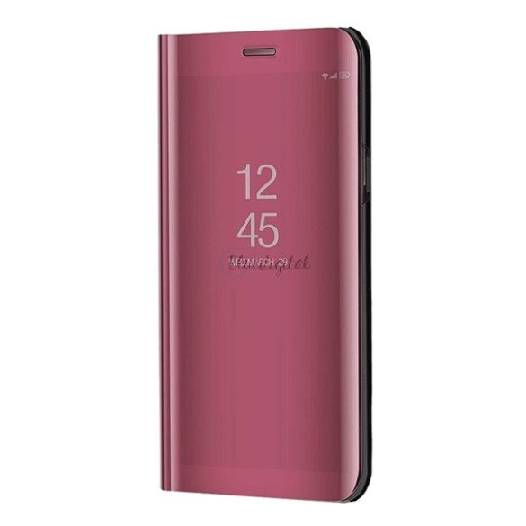 HUSĂ! - Husă în picioare (FLIP activ, deschidere laterală, funcție de suport pentru birou, suprafață oglindă, husă Mirror View) ROSE GOLD Samsung Galaxy S22 Ultra 5G (SM-S908)
