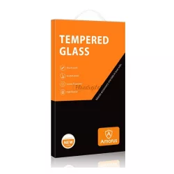   Sticlă de protecție pentru ecran AMORUS (clei complet 2.5D, adeziv pe toată suprafața, extra rezistent la zgârieturi, 0.3mm, 9H) NEGRU Samsung Galaxy S22 Plus 5G (SM-S906)