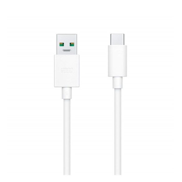 REALME DL129 cablu de date (USB - Tip-C, încărcător rapid, 100cm) ALB