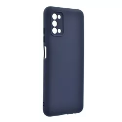   HUSĂ! - Protector de telefon din silicon (mat) ALBASTRU ÎNCHIS Samsung Galaxy A03s (SM-A037F)