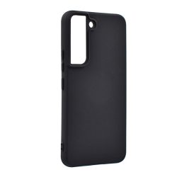   HUSĂ! - Protector de telefon din silicon (mat, interior din microfibră de pluș anti-zgârieturi, premium) NEGRU Samsung Galaxy S22 5G (SM-S901)