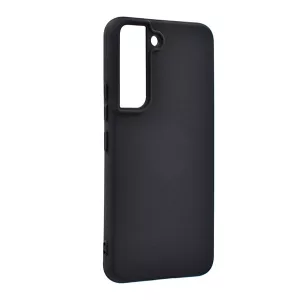 HUSĂ! - Protector de telefon din silicon (mat, interior din microfibră de pluș anti-zgârieturi, premium) NEGRU Samsung Galaxy S22 5G (SM-S901)