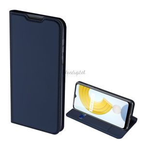 HUSĂ! - Husa DUX DUCIS SKIN PRO in picioare, efect piele (FLIP, deschidere laterala, suport card bancar, functie suport birou) NEGRU Realme C21