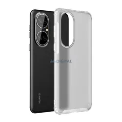   HUSĂ! - Protectie de telefon din silicon (rezistenta la impact mediu, colt cu perna de aer) TRANSPARENT Huawei P50