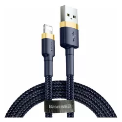   BASEUS CAFULE cablu de date (USB - lightning, 2.4A, încărcător rapid, 100cm, șiret)