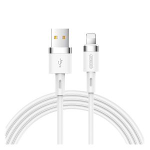 Cablu de date JOYROOM (USB - fulger, 2.4A, încărcător rapid, 120cm, anti-rupere) ALB