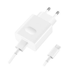   Încărcător de rețea HUAWEI CP404B Priză USB (22,5 W, încărcător rapid PD + cablu tip C) ALB
