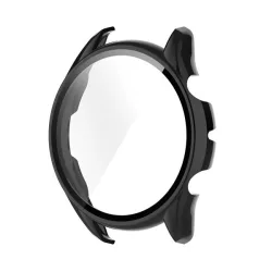   Cadru din plastic (BUMPER, rezistent la impact + sticlă de protecție a ecranului) negru Amazfit GTR 3, Amazfit GTR 3 Pro
