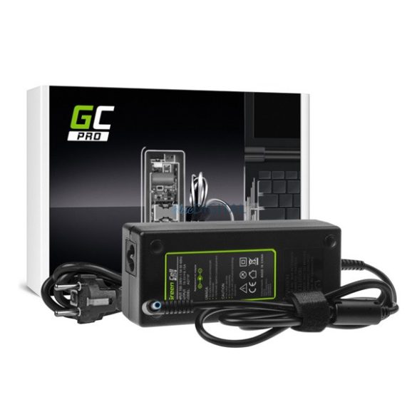 GREEN CELL PRO încărcător și adaptor AC (19.5V/6.15A, 120W, conector DC (4.5-3.0mm) HP Omen 15-5000 17-W HP Env) BLACK