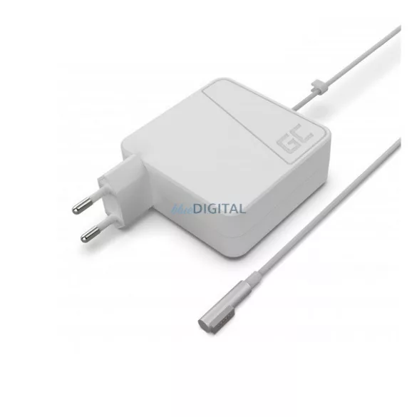 GREEN CELL Încărcător și adaptor AC (16.5V/3.65A, 60W, Apple Macbook 13 A1278 MagSafe 60W) WHITE