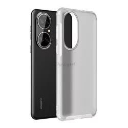   HUSĂ! - Protectie din plastic pentru telefon (rezistenta la impact mediu, cadru silicon, protectie camera, mat) TRANSPARENT Huawei P50