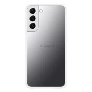 HUSĂ! - Protectie de telefon din silicon SAMSUNG (capac din spate transparent/fumuriu inlocuibil, cadru rezistent la socuri) ALB Samsung Galaxy S22 Plus 5G (SM-S906)