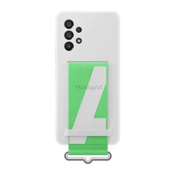   HUSĂ! - Protectie de telefon din silicon SAMSUNG (mat, curea incorporata) ALB Samsung Galaxy A53 (SM-A536) 5G