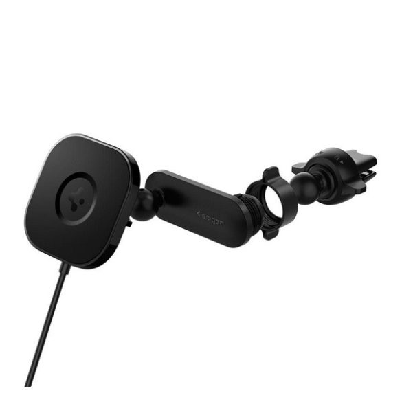 Suport auto SPIGEN (pentru ventilatie, reglabil, 7.5W, MagSafe) NEGRU