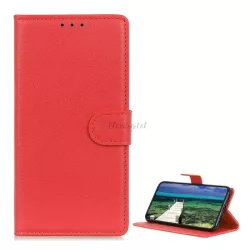   HUSĂ! - Carcasă în picioare, efect piele (FLIP, deschidere laterală, funcție de suport pentru desktop, premium) ROȘU Motorola Moto G22 (XT2231), Motorola Moto E32s (XT2229), Motorola Moto E32 (XT2227)