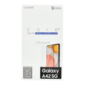 Proiectat pentru sticlă de protecție a ecranului SAMSUNG (rezistentă la zgârieturi, 0,33 mm, 9H, NU curbată) TRANSPARENT Samsung Galaxy A42 5G (SM-A425F)