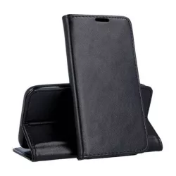   HUSĂ! - Carcasa in picioare, efect piele (FLIP, deschidere laterala, functie suport de masa) NEGRU Vivo Y11s
