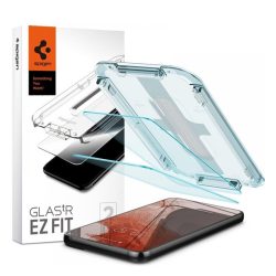   SPIGEN EZ FIT sticlă de protecție pentru ecran 2buc (2.5D, prietenos cu carcasă, ultra-subțire, 0.2mm, 9H + cadru auxiliar) TRANSPARENT Samsung Galaxy S22 5G (SM-S901)