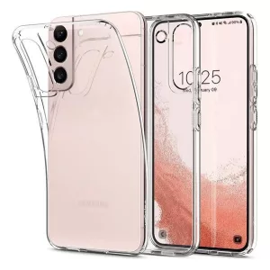 HUSĂ! - SPIGEN LIQUID CRYSTAL Husă silicon pentru telefon (impact mediu rezistent, bubble heel) pentru Samsung Galaxy S22 5G (SM-S901)