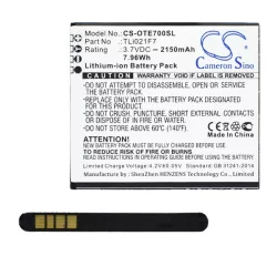   Baterie CAMERON SINO Li-Ion (3.7V/2150mAh, compatibil cu Alcatel TLi021F7)