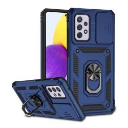   HUSĂ! - Protecție din plastic pentru telefon Defender (rezistență medie la impact, interior din silicon, inel suport telefon, protecție cameră) pentru Samsung Galaxy A52 4G (SM-A525F), Samsung Galaxy A52s 5G (SM-A528), Samsu