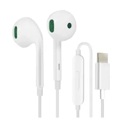   Căști OPPO MH147 STEREO (Tip-C, microfon, buton de înregistrare) ALBE