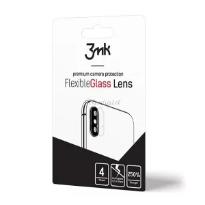 Sticlă de protecție pentru cameră 3MK 4 buc (margine rotunjită 2.5D, rezistentă la zgârieturi, ultra-subțire, 0,2 mm, 7H) TRANSPARENT Samsung Galaxy A72 4G (SM-A725F)