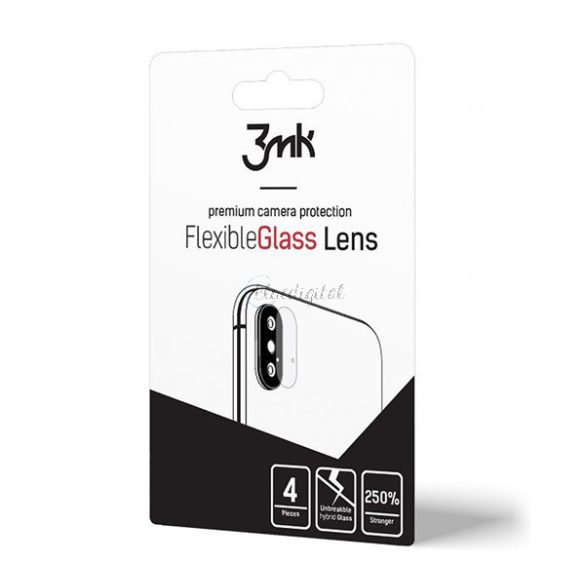 3MK LENS PROTECTION sticlă de protecție pentru cameră 4buc (flexibil, rezistent la zgârieturi, ultra-subțire, 0,2 mm, 7H) TRANSPARENT Samsung Galaxy A40 (SM-A405F)