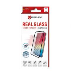   Sticlă de protecție a ecranului DISPLEX (copertă completă 3D, curbată, prietenoasă cu carcasă, rezistentă la zgârieturi, 10H) NEGRU Samsung Galaxy S22 Plus 5G (SM-S906)
