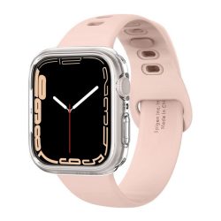   Cadru de ceas din silicon SPIGEN LIQUID CRYSTAL (rezistență la șocuri, succesorul lui 061CS24483) TRANSPARENT Apple Watch Series 5 40mm, Apple Watch Series 4 40mm, Apple Watch Series 6 40mm, Apple Watch Series SE 40mm, Apple Watch Series 7 41mm