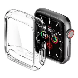   Cadru de ceas din plastic SPIGEN ULTRA HYBRID (rezistență la impact) TRANSPARENT Apple Watch Series 4 40mm, Apple Watch Series 5 40mm