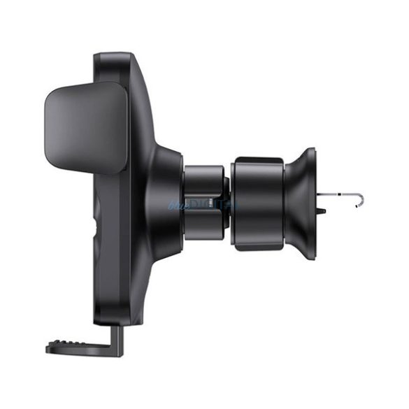 Suport auto BASEUS WISDOM (pentru ventilație, automat, 15W, fără fir, dimensiune 4.7-7.5") NEGRU
