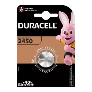 Pilă monedă DURACELL (CR2450, 3V, litiu) 1buc/pachet