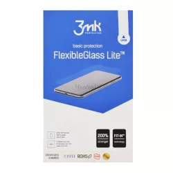   Sticlă de protecție pentru ecran 3MK FLEXIBLE GLASS LITE (2.5D, flexibilă, margine rotunjită, ultra-subțire, 0,16 mm, 6H) TRANSPARENT Realme 9 5G