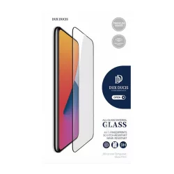   Sticlă de protecție a ecranului DUX DUCIS (clei complet 2.5D, adeziv pe toată suprafața, foarte rezistent la zgârieturi, 0.3mm, 9H) NEGRU Motorola Edge 30 (XT2203-1)