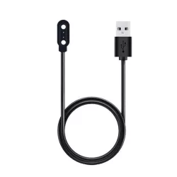   Cablu de încărcare USB (magnetic, 100cm) NEGRU Haylou LS02 Pro, LS01, LS02