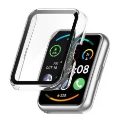  Cadru din plastic (BUMPER, rezistent la impact + sticlă de protecție a ecranului) pentru Huawei Watch Fit 2
