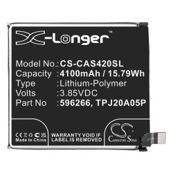   Baterie CAMERON SINO Li-Polymer (3,85V/4100mAh, compatibil CAT 596266) BLACK CAT S42