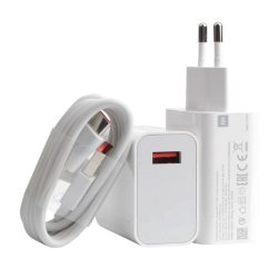   XIAOMI încărcător de rețea priză USB (33W, încărcător rapid PD 3.0 + cablu Type-C) ALB