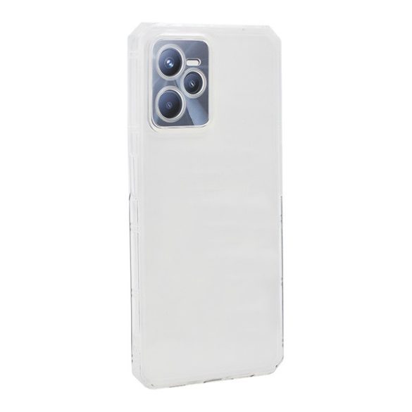 Protectie de telefon din silicon (rezistenta la impact mediu, cadru cu perna de aer) TRANSPARENT Realme C35