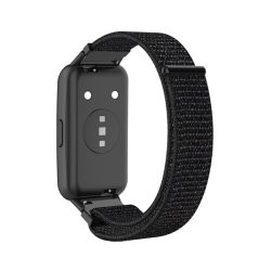   Curea (dimensiune personalizată, nailon, velcro, respirabilă) negru Honor Band 7, Huawei Band 7