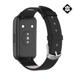   Curea (dimensiune personalizată, piele naturală) negru Honor Band 7, Huawei Band 7