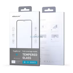   Sticlă de protecție pentru ecran NILLKIN TOGMIRROR (2.5D, lipici complet, adeziv pe toată suprafața, rezistent la zgârieturi, 0,33 mm, 9H) NEGRU Apple iPhone 14 Pro Max