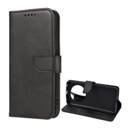   HUSĂ! - Carcasa in picioare, efect piele (FLIP, deschidere laterala, functie suport desktop, premium) NEGRU Honor Magic4 Pro