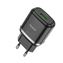   HOCO N3 încărcător de rețea priză USB (18W, încărcător rapid 3.0) NEGRU